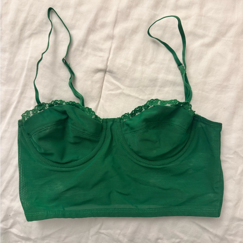 Adika green crop top